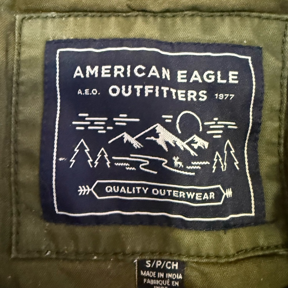 American Eagle Outfitters Forest Green Hooded Jacket